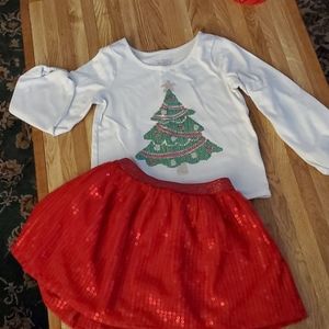 2 piece Christmas girl outfit
